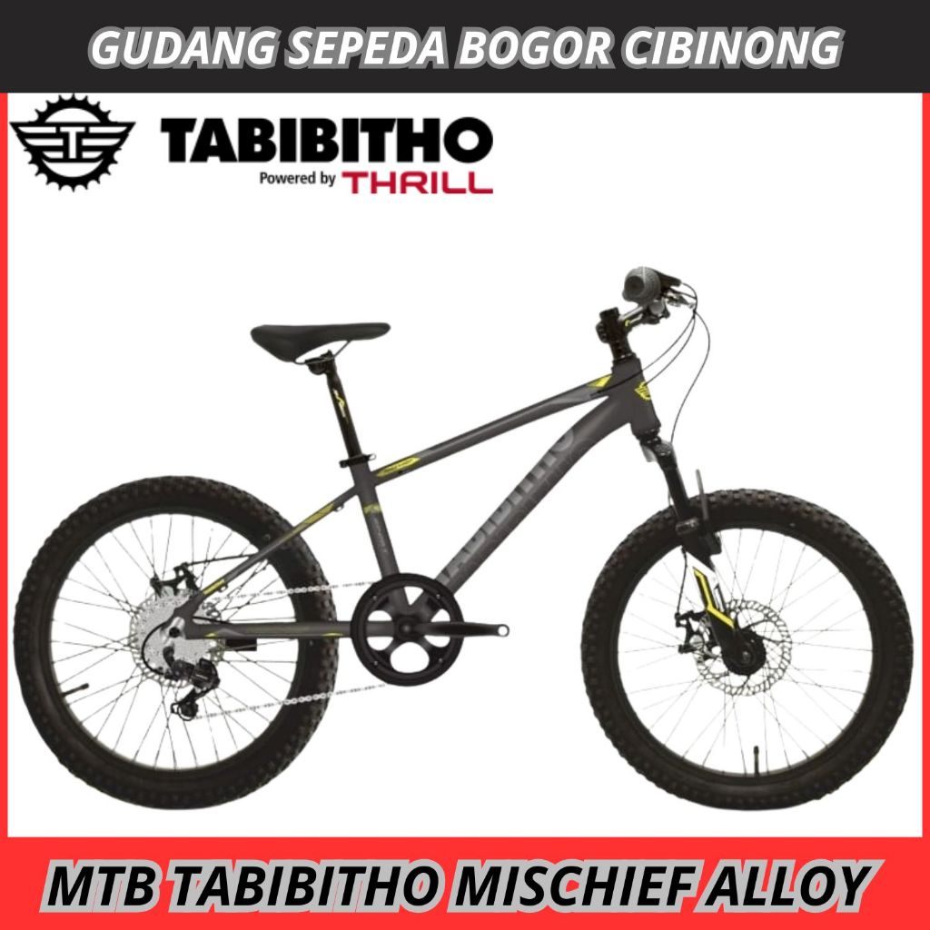 Sepeda Gunung MTB 20 TABIBITHO MISCHIEF ALLOY SHIMANO