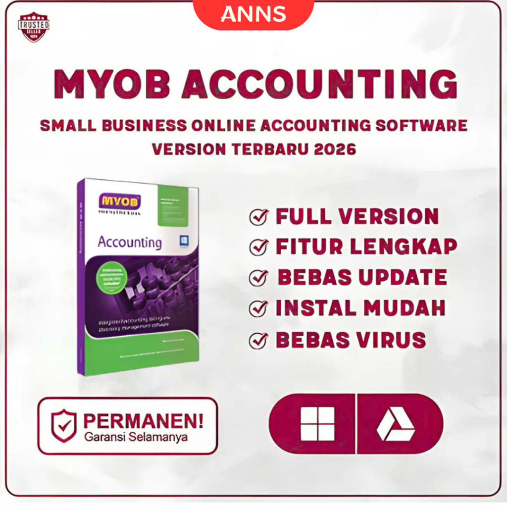 MYOB Accounting Pro Full Version Original Lifetime + Panduan Instalasi (WIN)