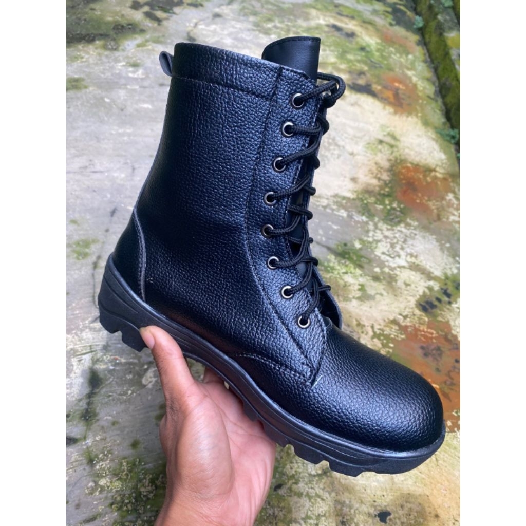 SEPATU PDL KULIT JERUK TNI POLRI