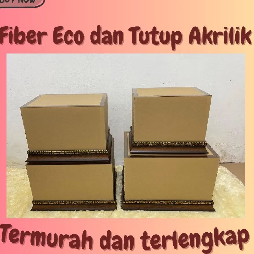 BOX HANTARAN ECO SET ISI 20 + TUTUP AKRILIK | BOX SESERAHAN PERNIKAHAN
