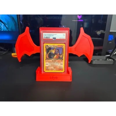 Stand Kartu Pokemon PSA Charizard - Modular Trading Card Display