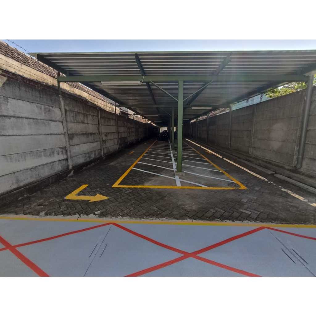 Kanopi Spandek Rangka Besi