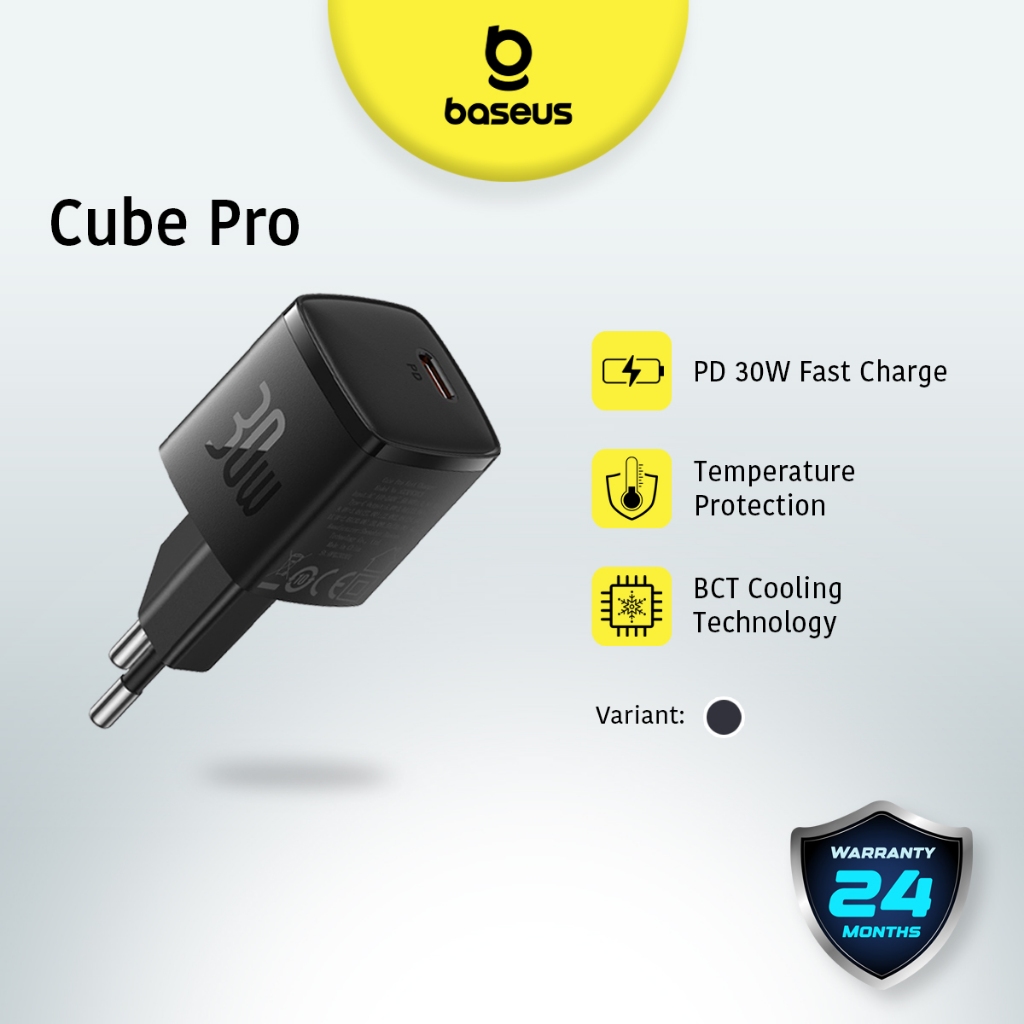 Baseus Cube Pro Fast Charger 1C 30W EU