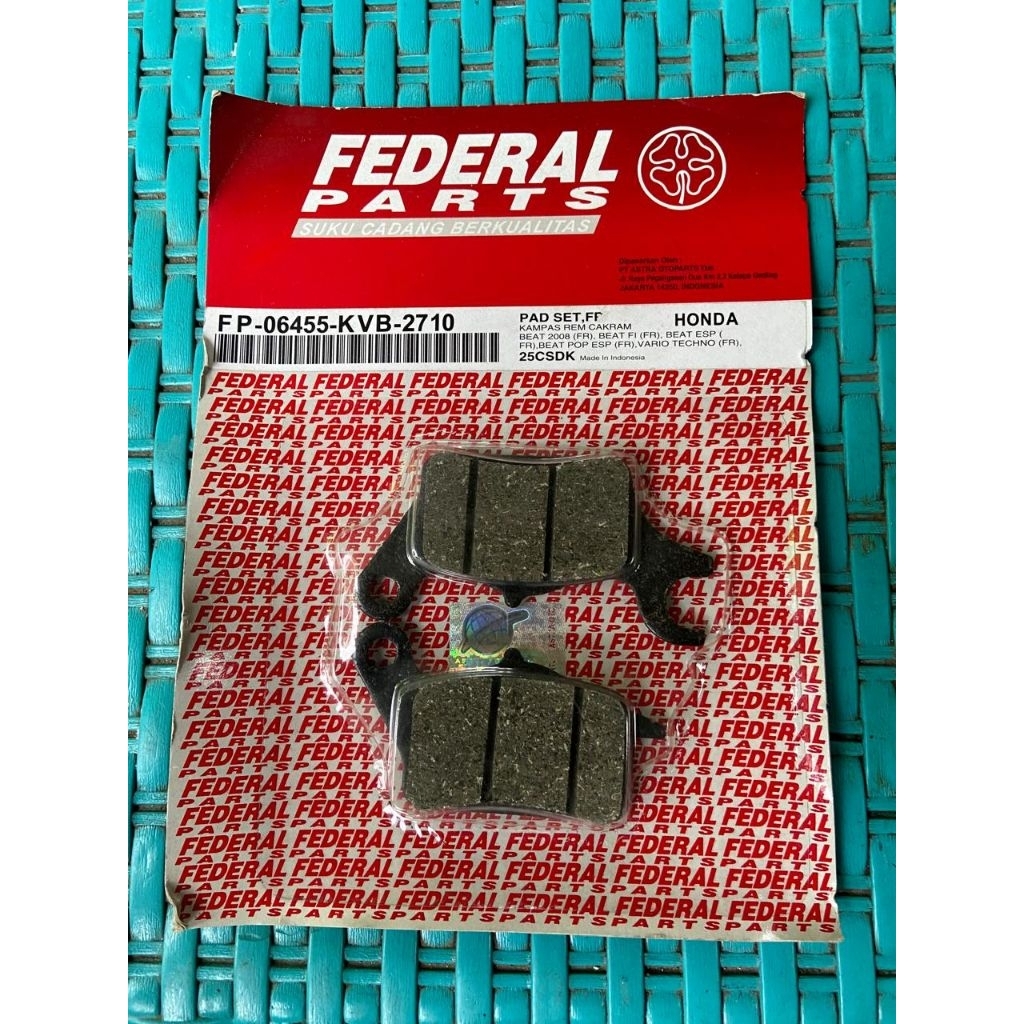 Kampas Rem Depan Dispad Honda Beat 2008 Beat Fi Beat Esp Beat Pop Esp Vario techno Original Federal 