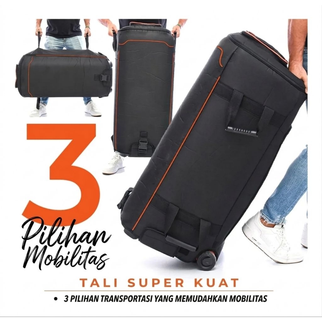 Tas Speaker JBL Partybox Ultimate Bahan Premium Untuk Speaker JBL Ultimate Waterproof hitam Travel