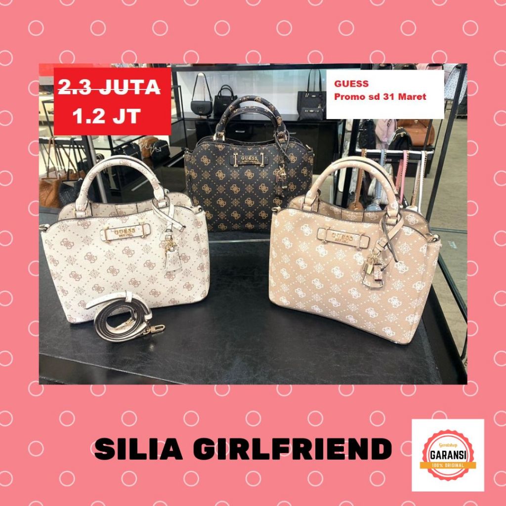 Tas Guess wanita seri GRIMBALL satchel bag 100% original store