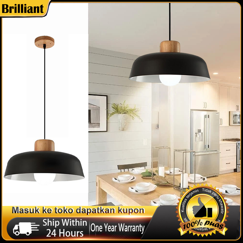 Lampu Gantung Klasik Kayu Lampu Gantung Minimalis Modern Kamar Tidur Mini Bar Cafe Dapur Ruang Makan