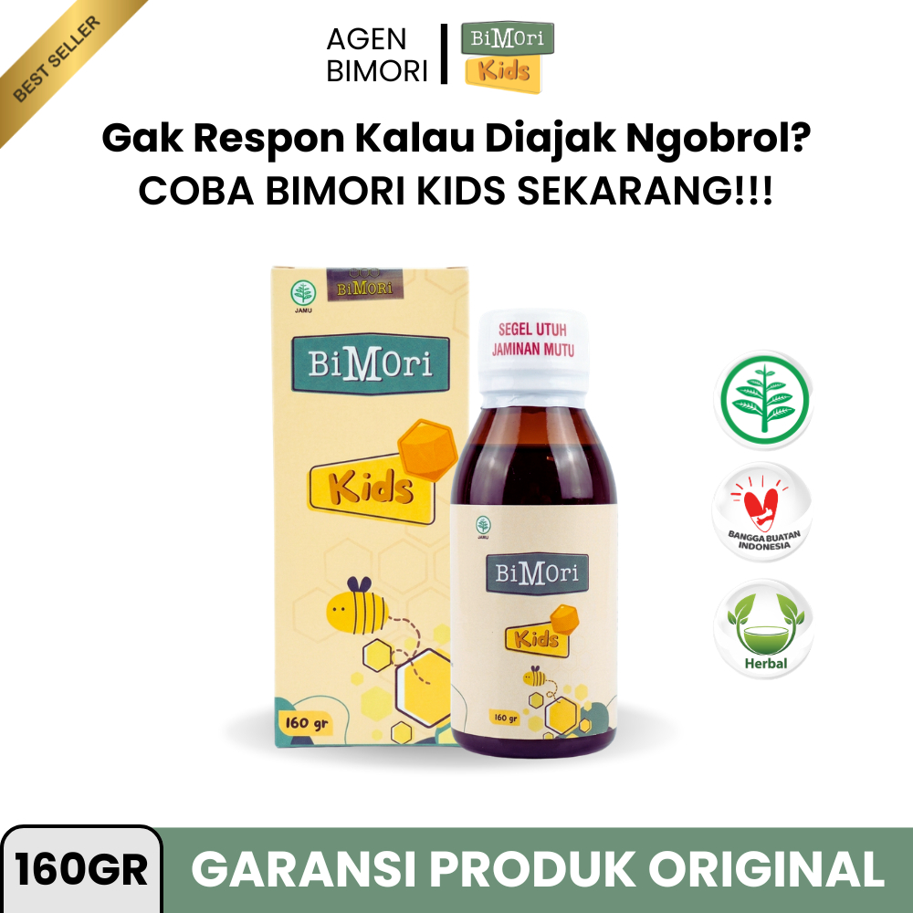 Bimori Kids Obat Anak Autis Vitamin Speech Delay Adhd | Vitamin Otak Anak Cerdas Daya Ingat