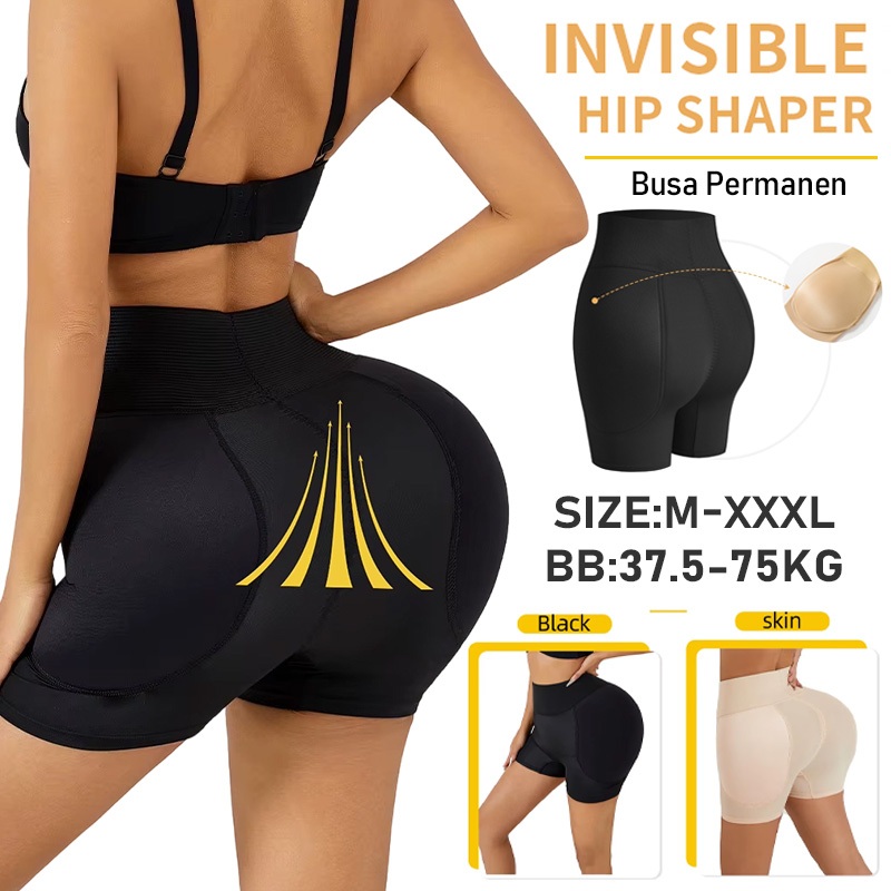 Celana Shapewear Busa Pinggul Wanita Seamless | Korset Pembentuk Pinggul | CD Pembesar Pinggul