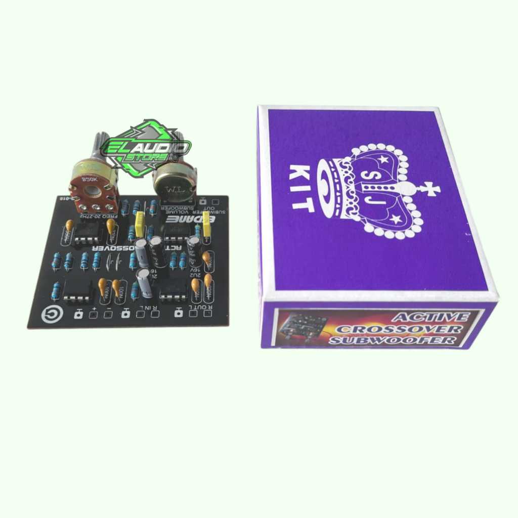 Kit Crossover Aktif 2WAY Subwoofer Adjustable / CrossOver Aktif 2 WAY