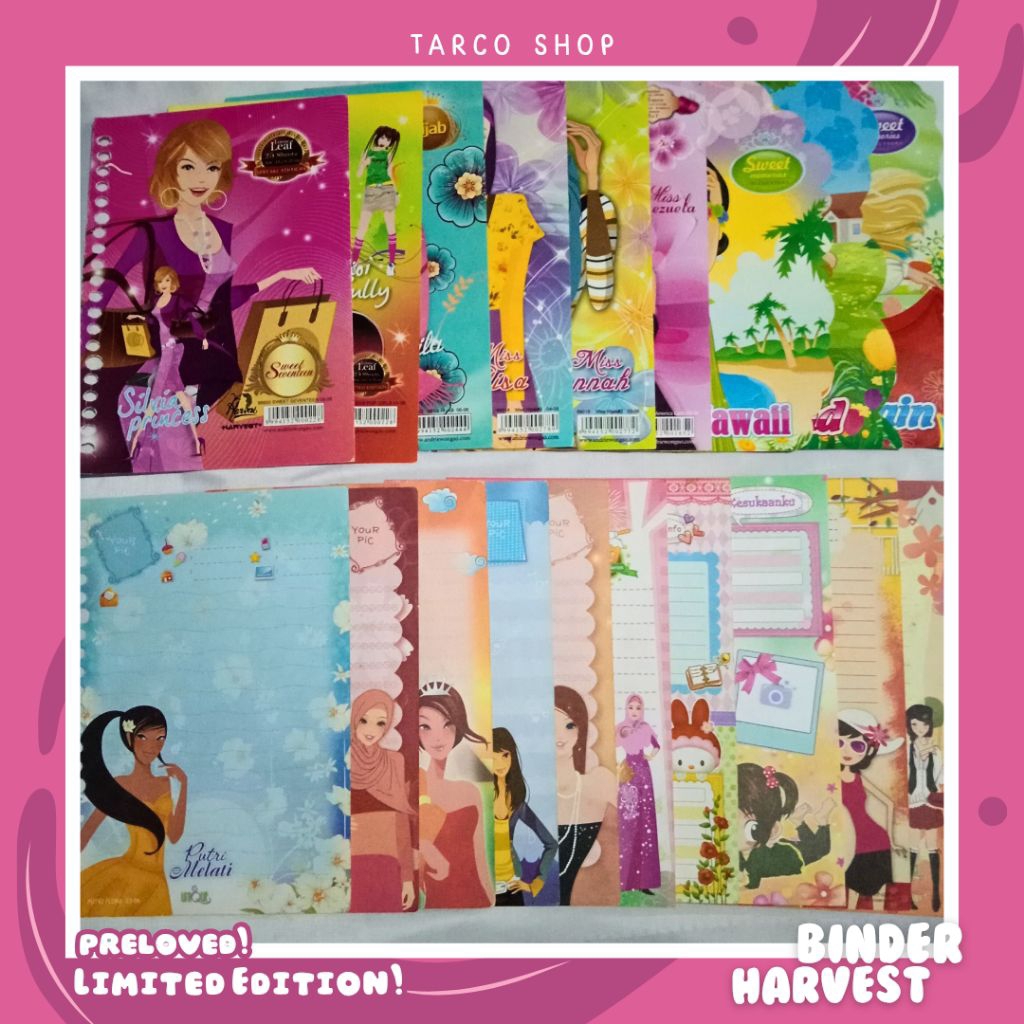 Tarco Store | Binder Harvest Preloved [Baca Desk]