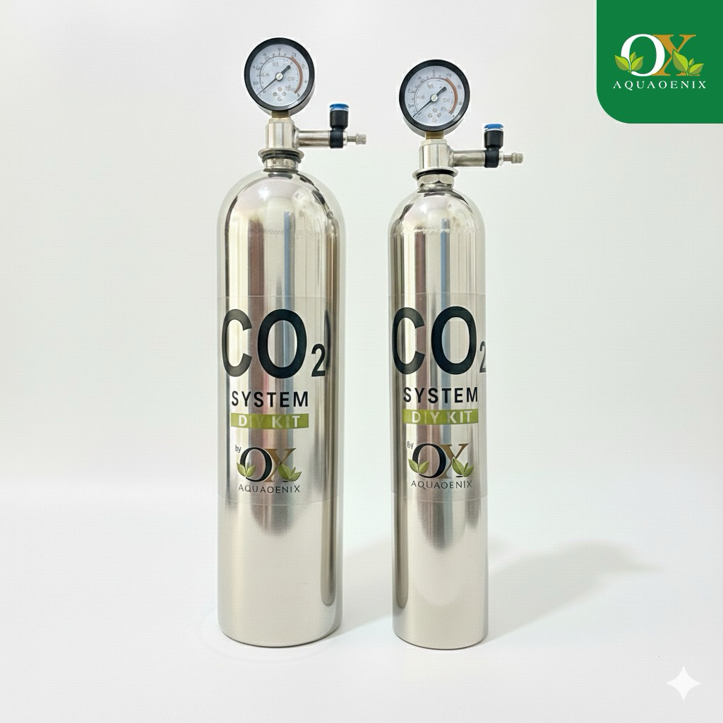 Tabung co2 aquascape stainless steel DIY | tabung co2 cisod | tabung co2 ragul | tabung co2 aquaoeni