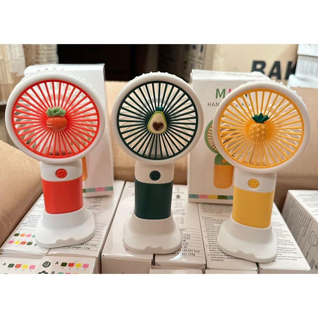 Kipas Genggam / Kipas Tangan Mini USB / Kipas Angin Mini Karakter