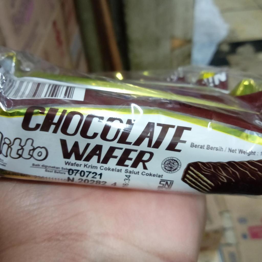 Wafer Coklat Nitto "jadul