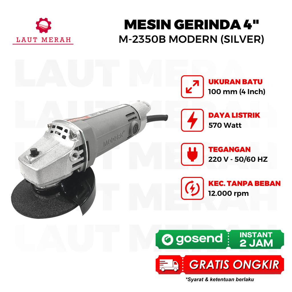Modern M-2350B / Mesin Gerinda Tangan Modern M2350 B Gurinda Grinda Modern M 2350 B / Modern M2350B 