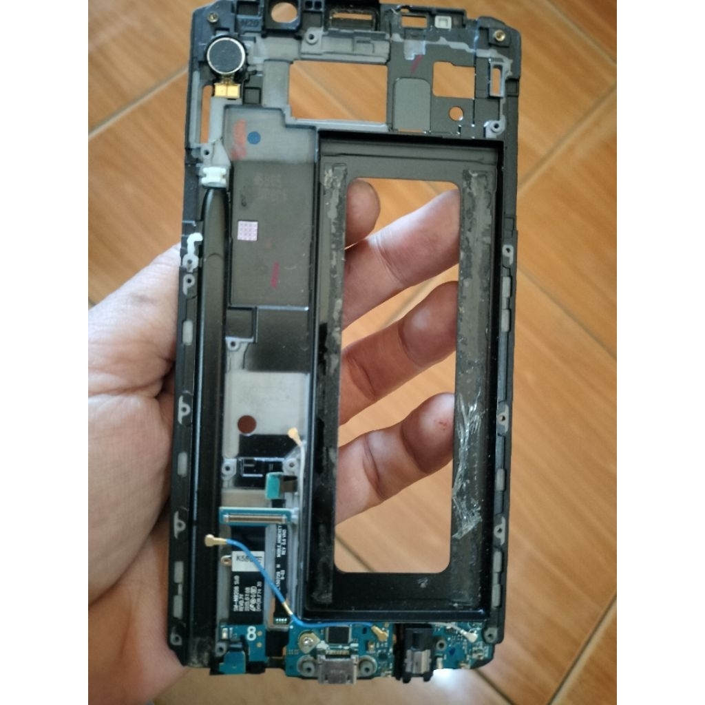 Frame papan charger flexible home Samsung note 5 N9208 ori