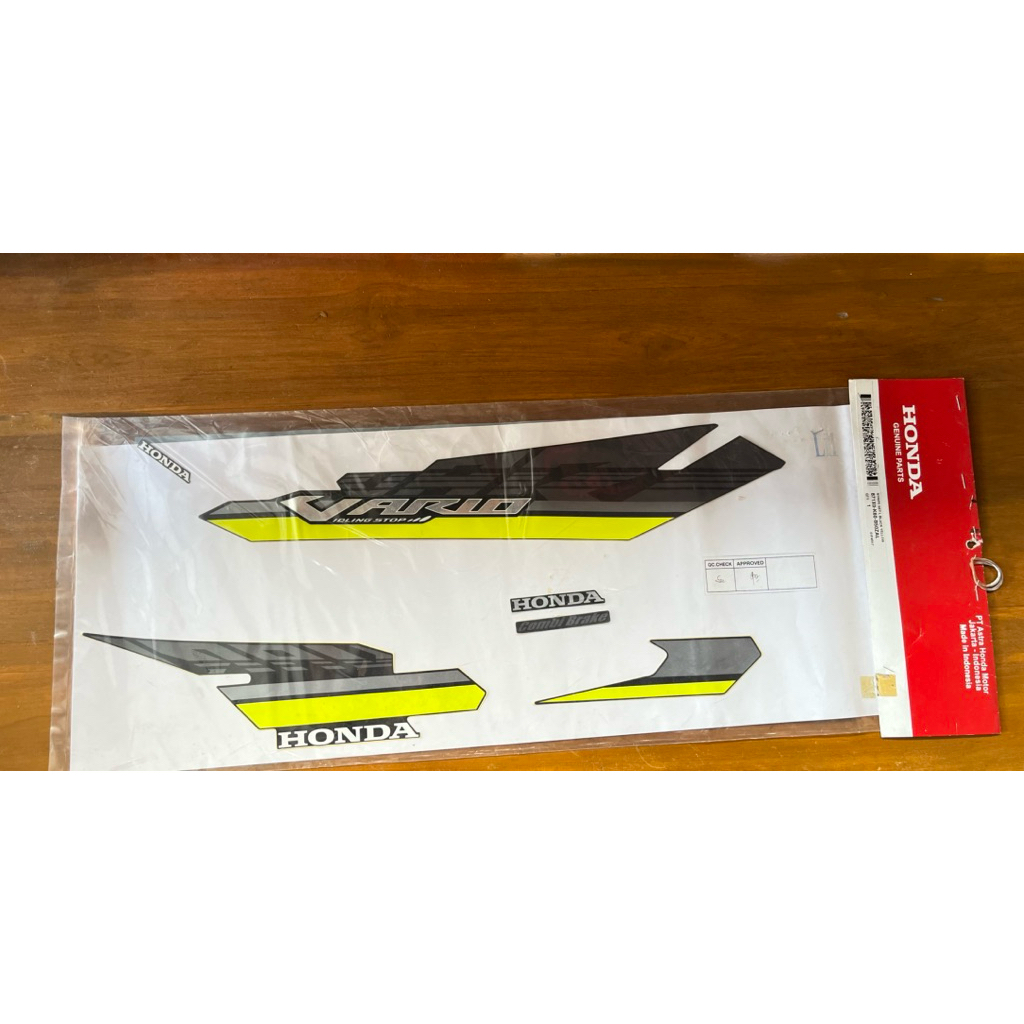 Stiker Lis Les Striping Body Motor Honda Vario 125 LED 2017 ORIGINAL 871X0-K60-B50ZAL