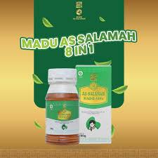 Madu Batuk Flu Demam As Salamah 8 in 1 280gr, CV Abu Herbal | Obat Flu Batuk dan Demam
