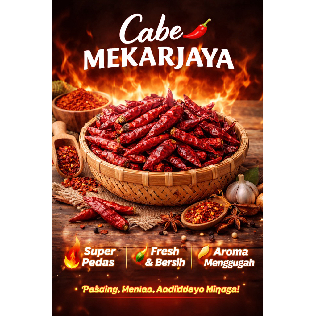 cabe kering teja cabe kering cabe merah kering cabe japlak 4kg