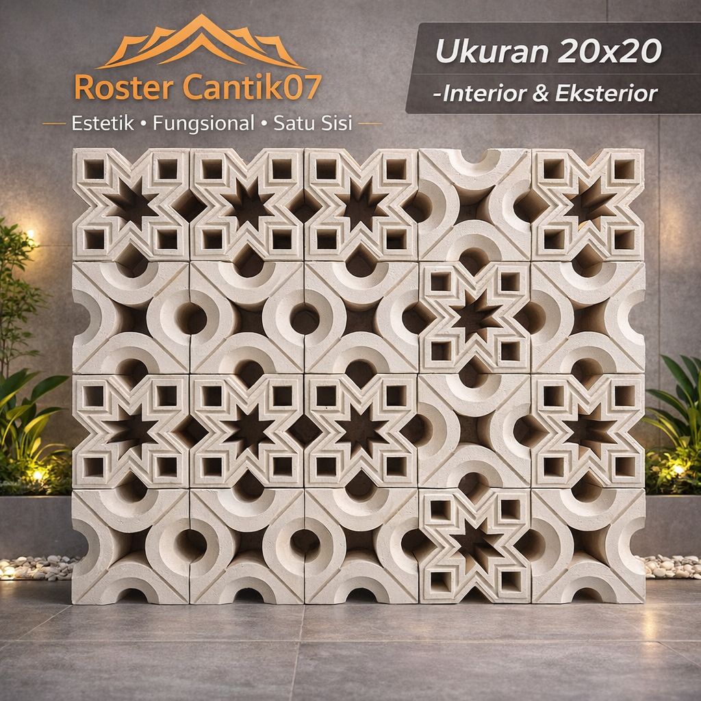 Roster minimalis/roster beton/roster lubang angin free ongkir bisa COD