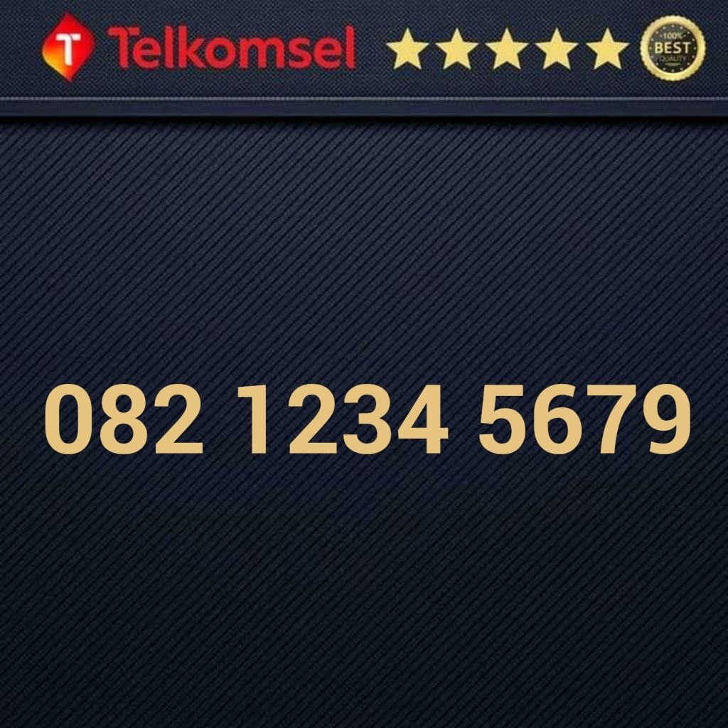 Kartu Perdana SIMPATI 11 Digit - Nomor Cantik - 082 1234567 9