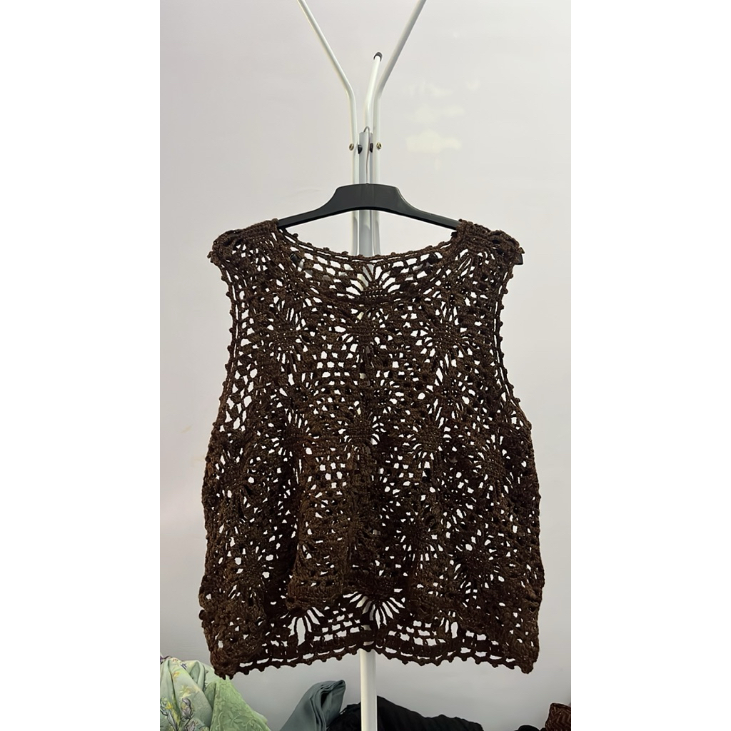 VEST Rajut Jaring premium