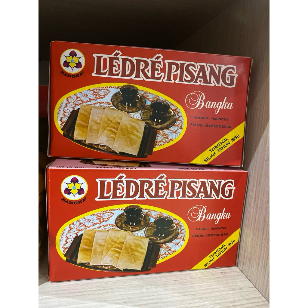 Ledre PIsang Bangka Oleh Oleh Khas Malang Isi 10 Biji