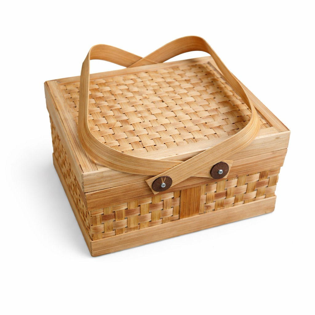 Rantang Bambu Kotak| Rantang Mika | Box Hampers | Box Bambu | Rantang Bambu Anyaman | Rantang Bambu 