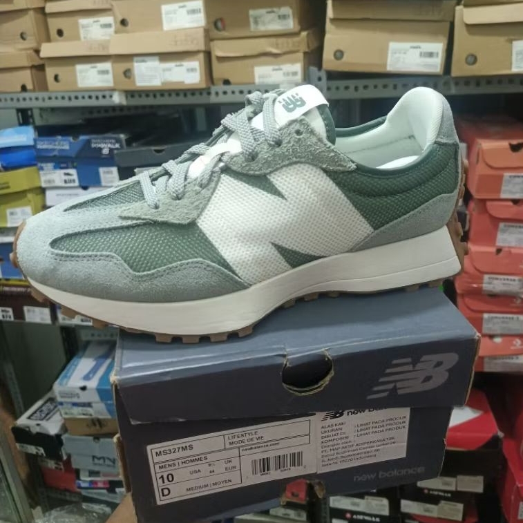 SIZE 44 28CM Sepatu Nb 327 'Juniper Green' Original Resmi Store