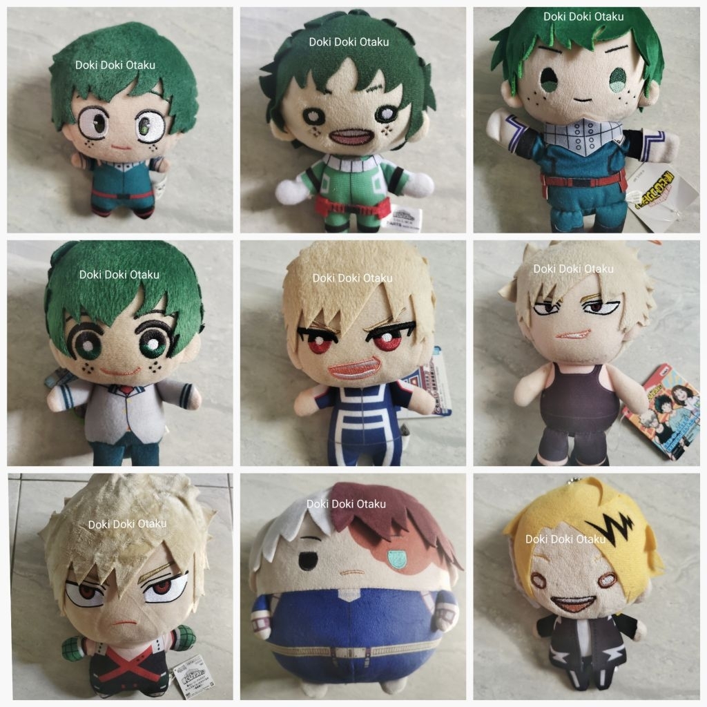 Boku No hero My Hero Academia All Might, Deku, Shoto Todoroki, Himiko Toga, Tomura Shigaraki, Eijiro