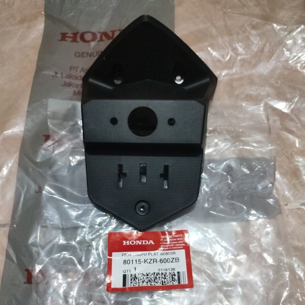 cover lampu plat nomer belakang 80115 KZR 600ZB vario 125 old