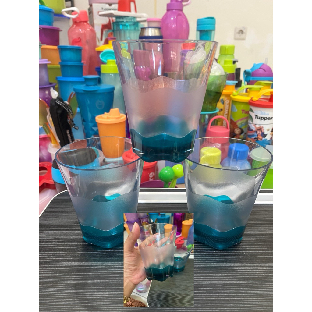 cristal tumbler gelas kristl #tupperware #new #original