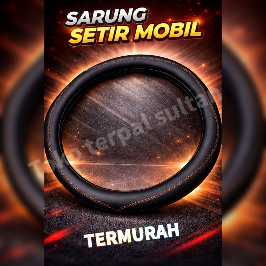 Lelang Cover Stir Mobil warna hitam