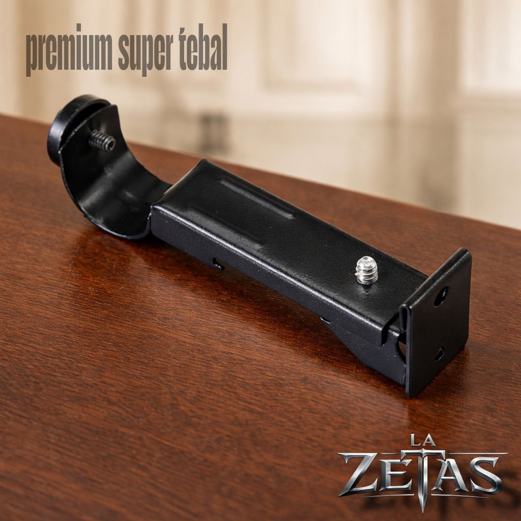 Bracket Rel Gorden Penyangga Tiang Besi Tebal Anti Karat