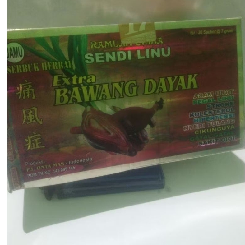 jamu serbuk bawang Dayak merah original