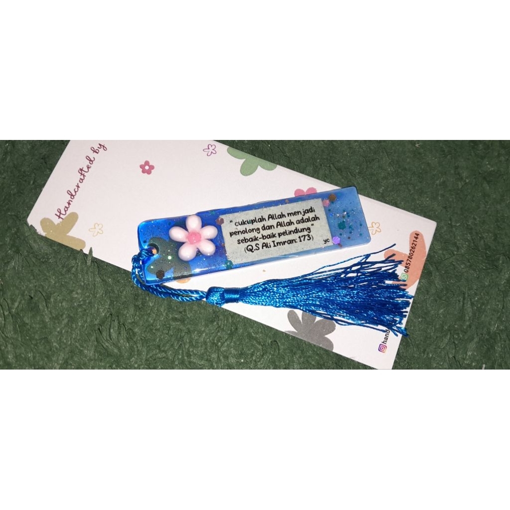 PEMBATAS BUKU ISLAMI / ISLAMIC BOOKMARK (ALI IMRAN : 173)