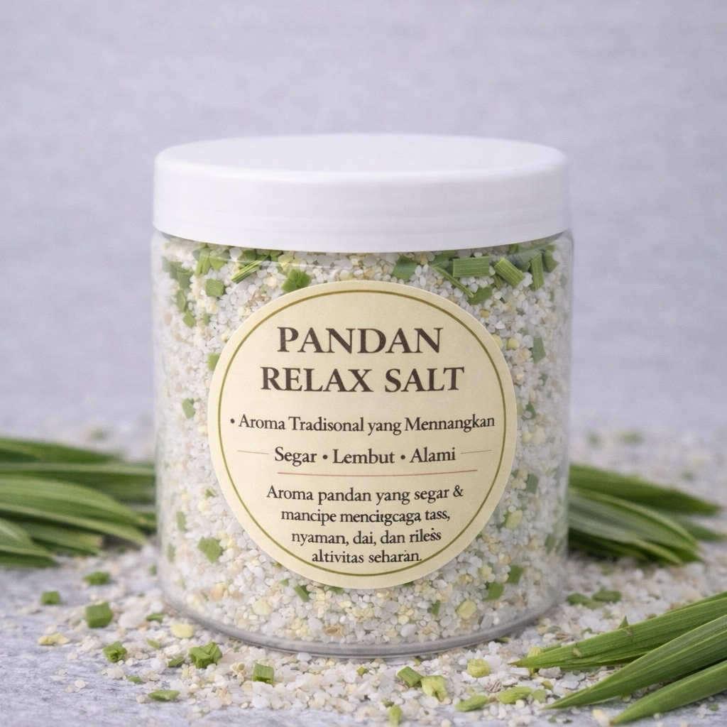 Garam Rendam Kaki Aromaterapi Pandan | Garam Relaksasi