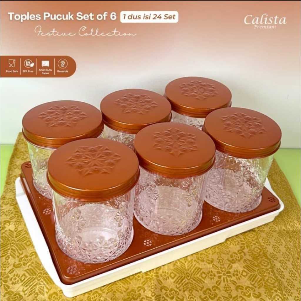 Toples pucuk set calista isi 6