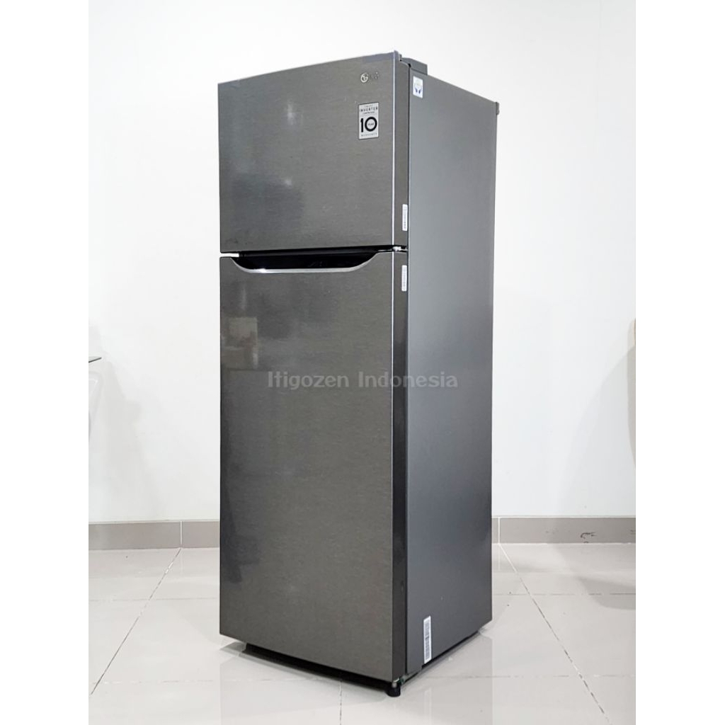 Preloved Kulkas LG 2 Pintu 225L – Smart Inverter | Hemat Listrik | Masih Dingin Normal