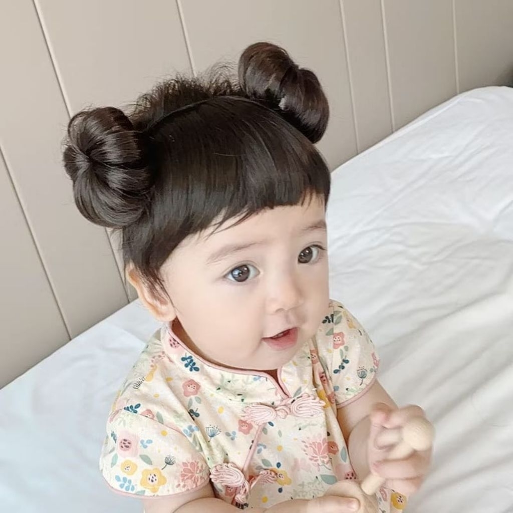 Bandana Wig Poni Bayi Anak A293 Bando