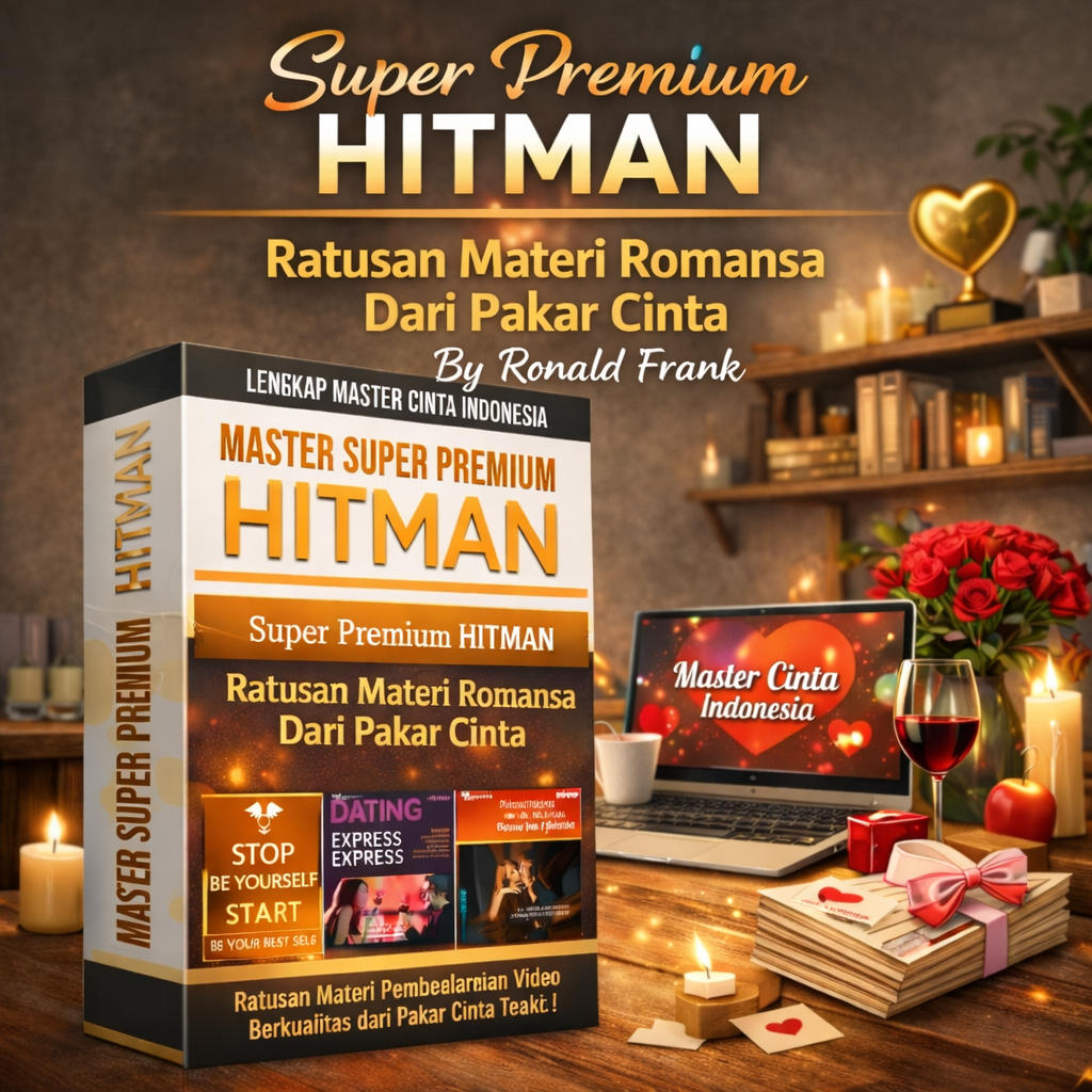 Super Premium HITMAN Ratusan Materi Romansa Dari Pakar Cinta By Ronald Frank