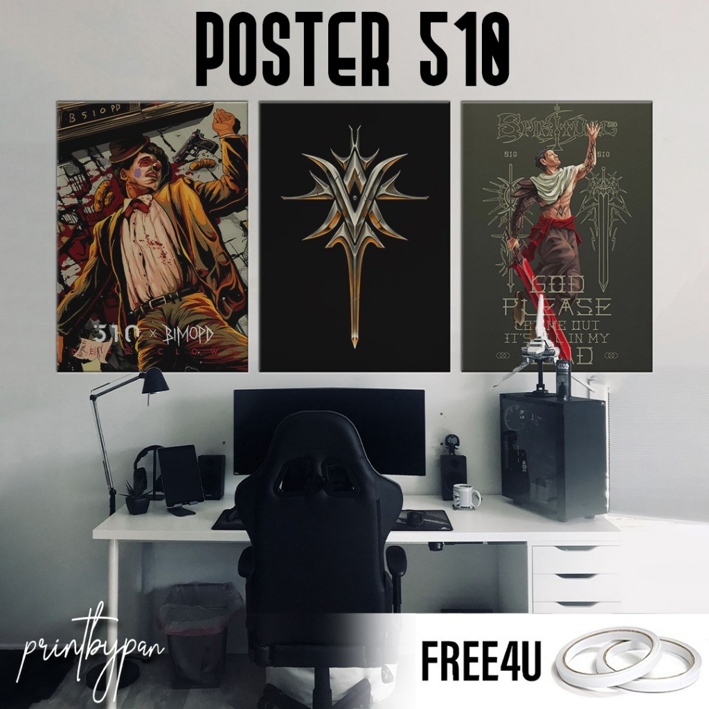 (Part 1) Poster Band 510 - Poster Dinding Aesthetic - Poster Band Metal Rock A3 A4 - Dekorasi Kamar 
