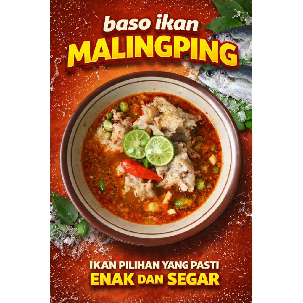 Bakso Ikan Malingping Kuah Merah - Segar dan Lezat, Tanpa Pengawet