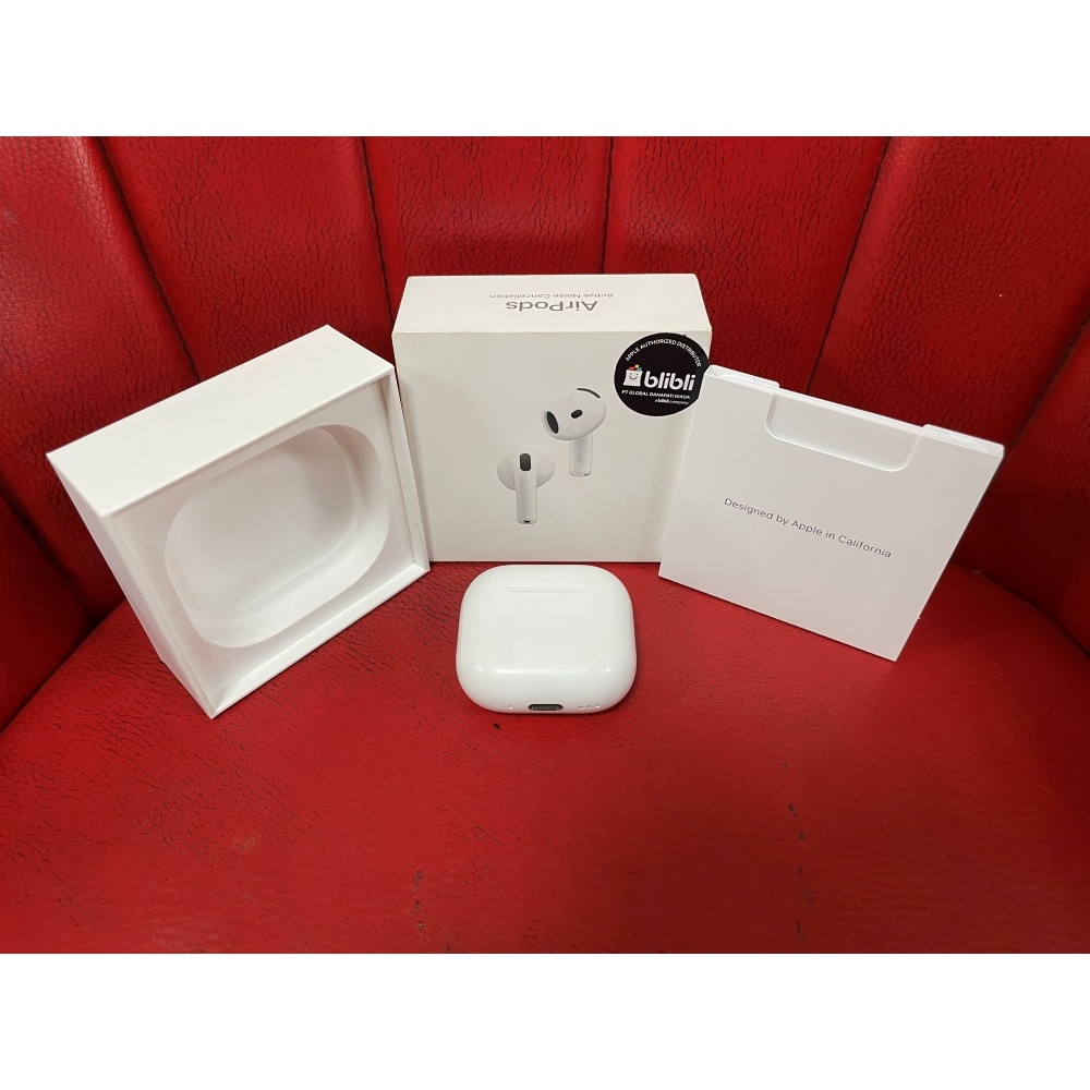 AirPods 4 (ANC) Garansi iBox Digimap ID/A Aktif Agustus 2026 Fullset ORI