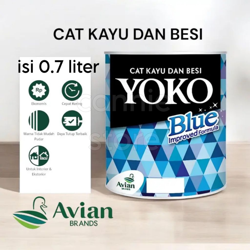 Cat minyak Yoko katalog 0.7Liter / 1kg cat kayu besi triplek
