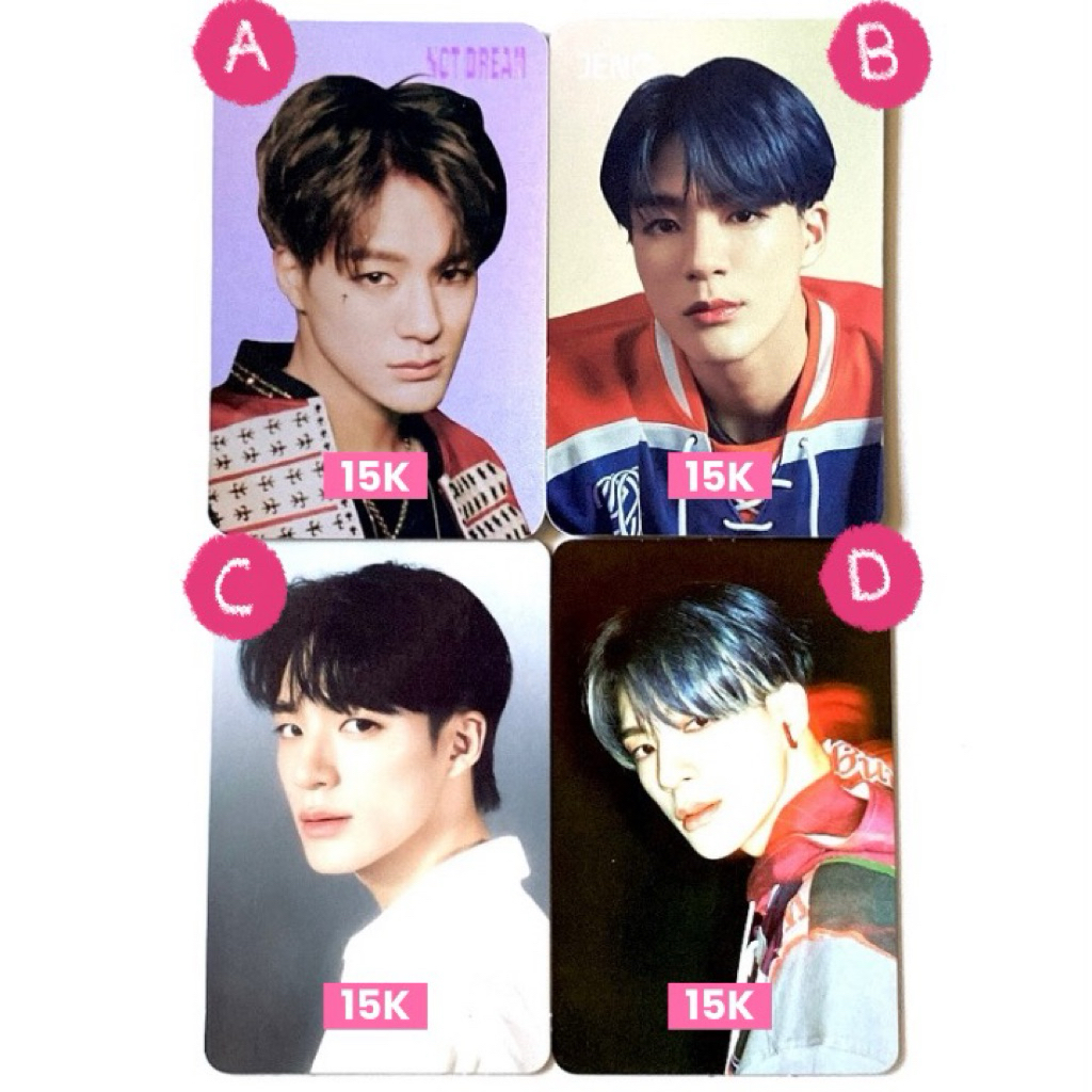 wts pc nct jeno md standee holo reload 90’s love tc concept tds the dream show 2 md sticker lugage 9