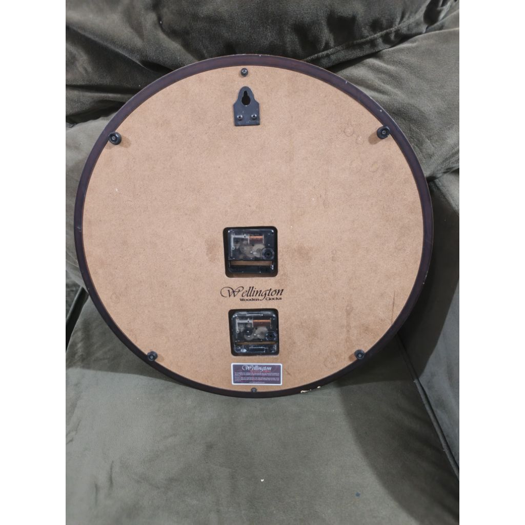 jam dinding Wellington wooden clocks