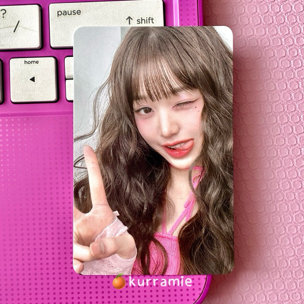 (clearance sell) wts wonyoung photocard official pob soundwave singapore era mine pc wony rambut cur