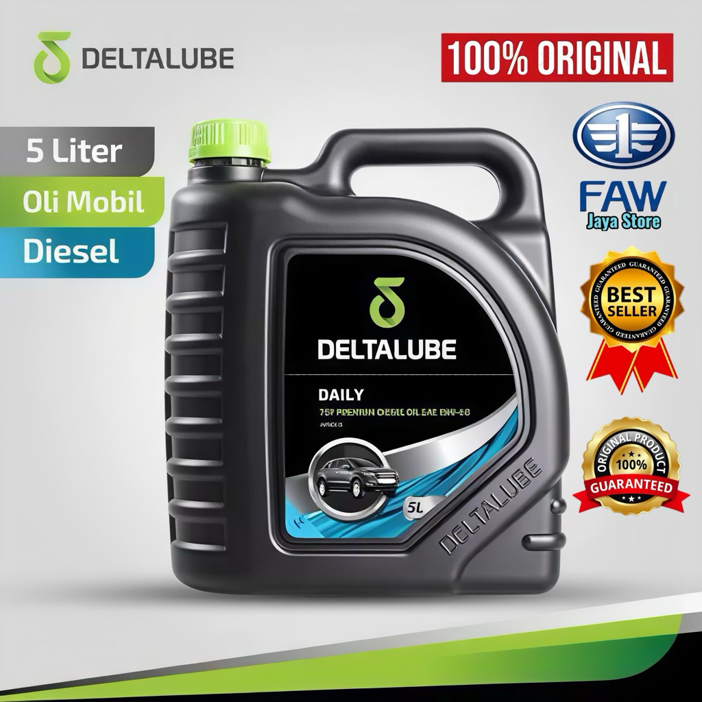 Oli Diesel Deltalube 5Liter Daily 757 Premium Oli SAE 15W - 40 API CI (5Lt)