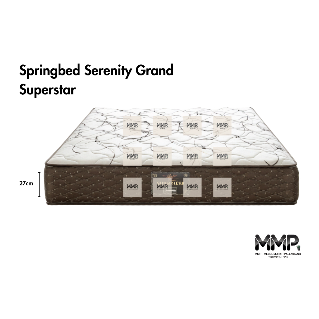 Kasur Matras Springbed Serenity Grand Superstar Elite Serenity - Matras Murah Palembang